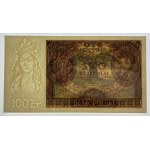 100 złotych 1932 - Ser. AU. - dodatkowo +X+ w znaku wodnym - PMG 64 EPQ
