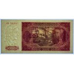 100 złotych 1948 - seria GH - PMG 58 - bez ramki