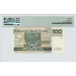 100 złotych 2012 - seria AA - BARDZO NISKI NUMER 0000045 - PMG 64