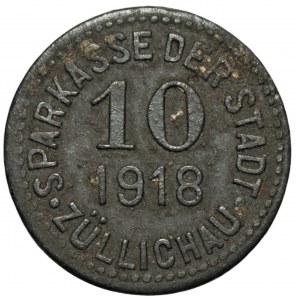 Züllichau / Sulechów - 10 fenigów 1918 skrętka