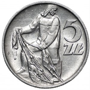 5 złotych 1959 Rybak