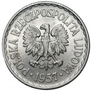 1 złoty 1957 - najrzadszy rocznik