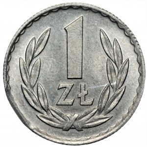 1 złoty 1975 końcówka blachy