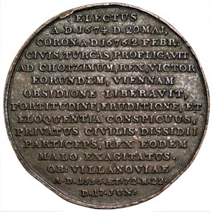 Medal ze Suity Królewskiej - Jan III Sobieski