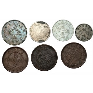 CHINY - zestaw 6 monet