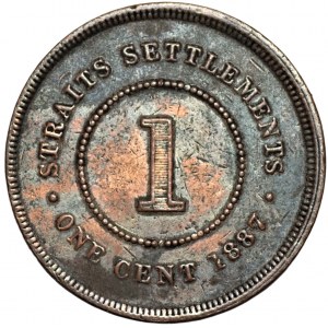 Straits Settlements 1 cent 1883