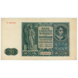 zestaw 50 złotych i 100 złotych 1941 - 2 sztuki