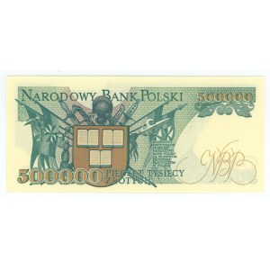 500.000 złotych 1990 - seria L