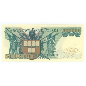 500.000 złotych 1990 - seria L