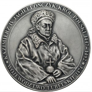 Medal Kazimierz IV Jagiellończyk Król Polski 1447-1492 - Województwo Lubelskie