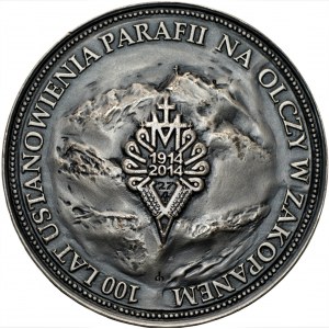 Medal 100 lat Ustanowienia Parafii na Olczy w Zakopanem