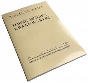Marjan Gumowski - Dzieje Mennicy Krakowskiej - fotokopia