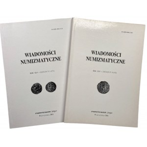 2 x Wiadomości numizmatyczne 2001 - zeszyt 1 i 2
