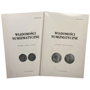2 x Wiadomości numizmatyczne 1995 - zeszyt 1/2 i 3/4