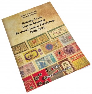 Konrad Waluś, Robert Gorzkowski - Katalog Losów Loterii Klasowej Krajowej Loterii Pieniężnej 1946-1991 - Poznań 2022 - z podpisem autora