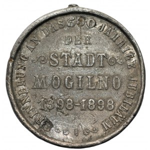 Medalik niemiecki - 500 lat Mogilna 1398-1898