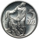 5 złotych 1959 - Słoneczko z obu stron Rybaka