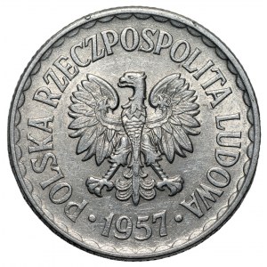 1 złoty 1957 - najrzadszy rocznik