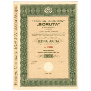 Przemysł Chemiczny BORUTA - 250 złotych 1938
