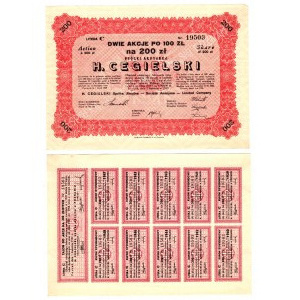 Hipolit Cegielski - 2 x 100 złotych 1929