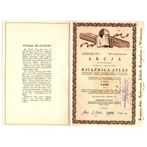 Spółka Akcyjna - KSIĄŻNICA - ATLAS - 100 złotych 1930 - Em.1