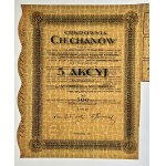 Cukrownia CIECHANÓW SA - 5 x 100 złotych 1931