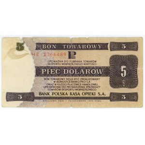 PEWEX, 5 dolarów 1979 - seria HE