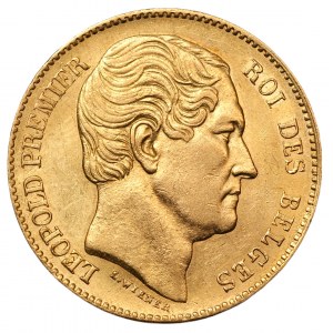 BELGIA - 20 franków 1865