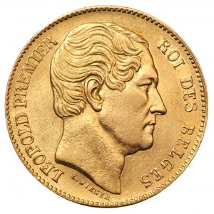 BELGIA - 20 franków 1865