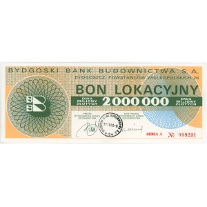 Bydgoski Bank Budownictwa S.A. - Bon Lokacyjny 2.000.000 złotych