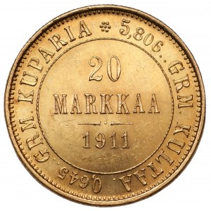 FINLANDIA - 20 markkaa 1911 (L) Helsinki-Vantaa