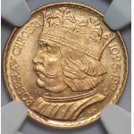 Bolesław Chrobry - 10 złotych 1925 - NGC MS 66