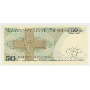 50 złotych 1986 - seria FL - autograf autora projektu p. Andrzeja Heidricha - RZADKOŚĆ
