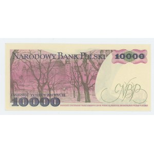 10.000 złotych 1988 - seria AP - ciekawa numeracja 1601000