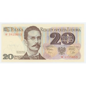 20 złotych 1982 - seria W - zestaw 2 sztuk