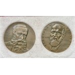 Mennica Państwowa - zestaw dwóch medali w etui - Stanisław Ptaszycki oraz Emeryk Huten Czapski