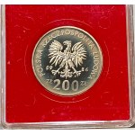 200 złotych 1986 - Władysław I Łokietek PRÓBA -zestaw 4 sztuk monet