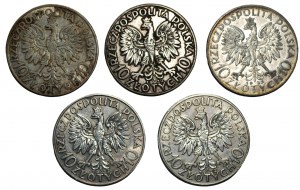 5 x 10 złotych (1932-1933) - Polonia