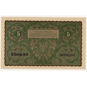 5 marek 1919 - II Serja AO