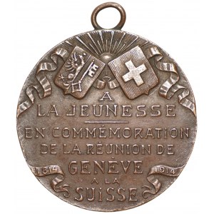 SZWAJCARIA - medal pamiątkowy 1914