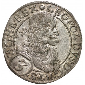 AUSTRIA - Leopold I -3 krajcary 1669-✿ - Wiedeń