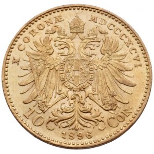 FJI. 1848-1916, 10 koruna 1896 b.z.