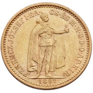 FJI. 1848-1916, 10 koruna 1897 KB