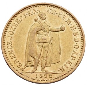 FJI. 1848-1916, 10 koruna 1898 KB