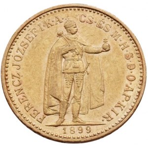 FJI. 1848-1916, 10 koruna 1899 KB