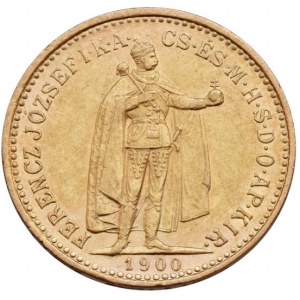 FJI. 1848-1916, 10 koruna 1900 KB