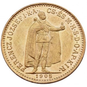 FJI. 1848-1916, 10 koruna 1908 KB
