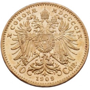 FJI. 1848-1916, 10 koruna 1909 b.z.