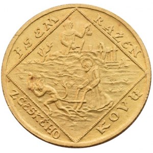 Medaile ČSR, dvoudukátová medaile na 10 let ČSR 1928