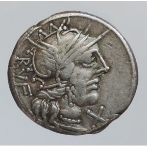 Minucia, Quintus Minucius Rufus, 122 př. Kr., denár